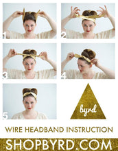 Load image into Gallery viewer, Gold Wire Headband
