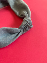 Load image into Gallery viewer, Chambray Denim Wire Headband
